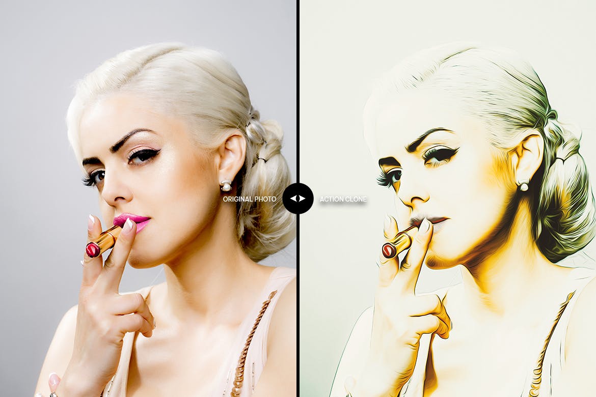 高级贵族油画效果照片处理PS动作 Premium Aristocratic Oil Paiting Photoshop Action 插件预设 sucaiwan.com