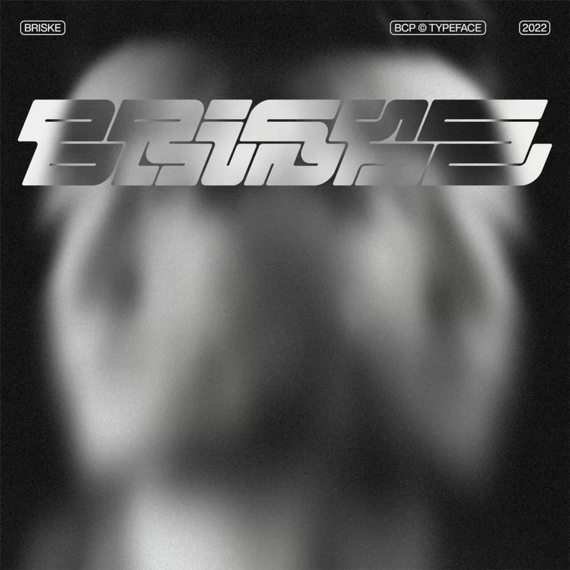 未来赛博朋克科技科幻机能机甲海报平面设计标题Logo排版装饰字体 Briske by Studio Innate 设计素材 sucaiwan.com