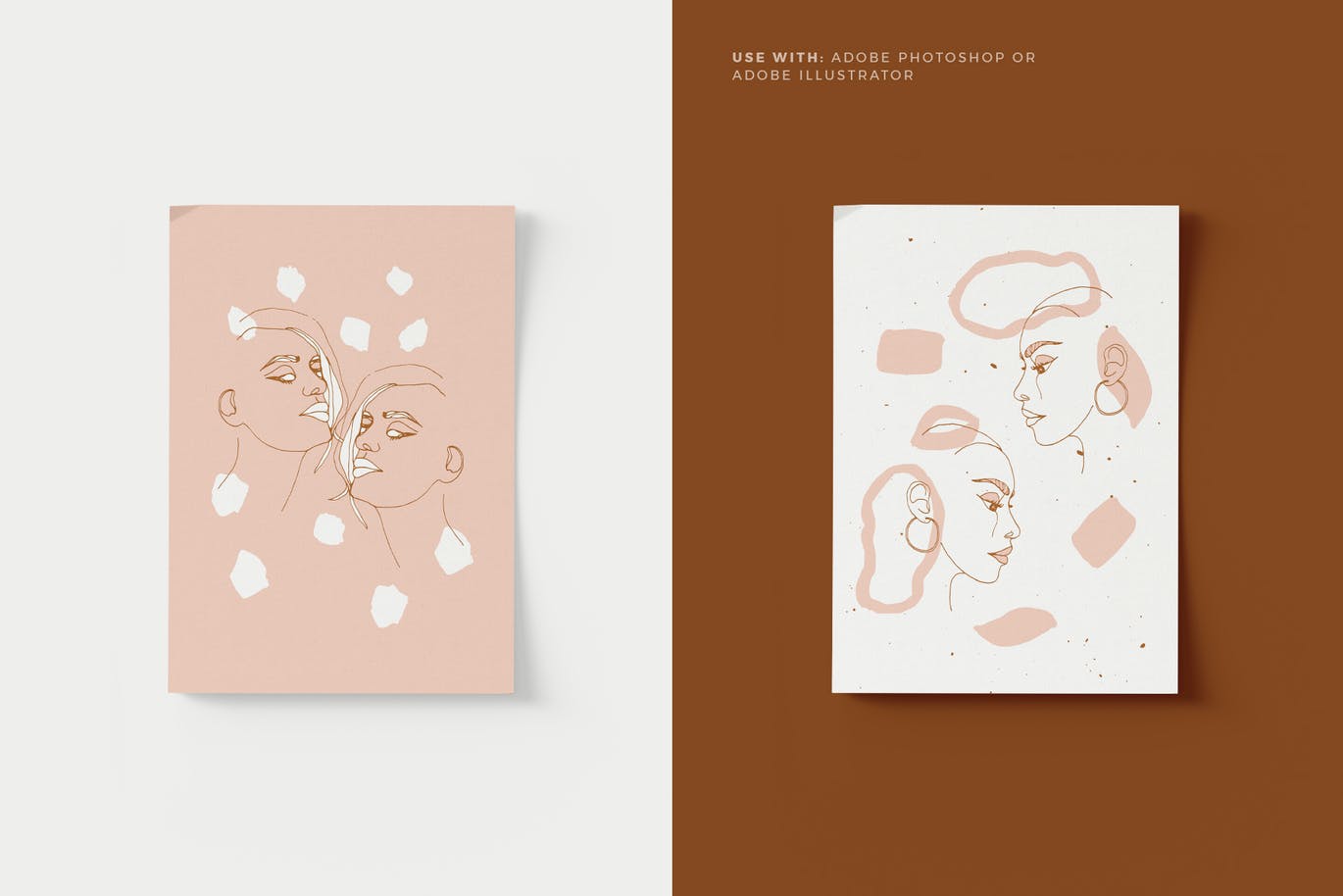 女性主题图案和插画集合 Women Patterns & Illustration Prints 图片素材 sucaiwan.com