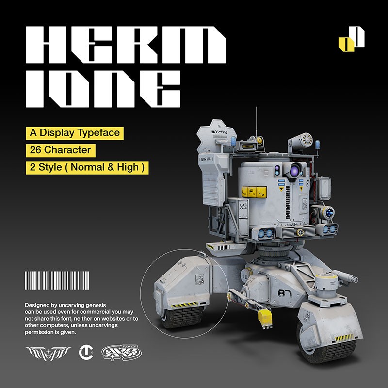 22款未来感科幻机甲风格的英文字体合集 设计素材 sucaiwan.com