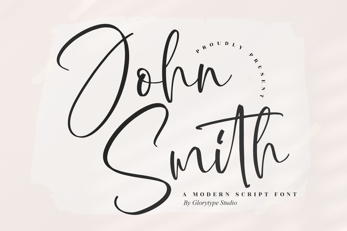 个性书法手写字体 John Smith Script Font 设计素材 sucaiwan.com