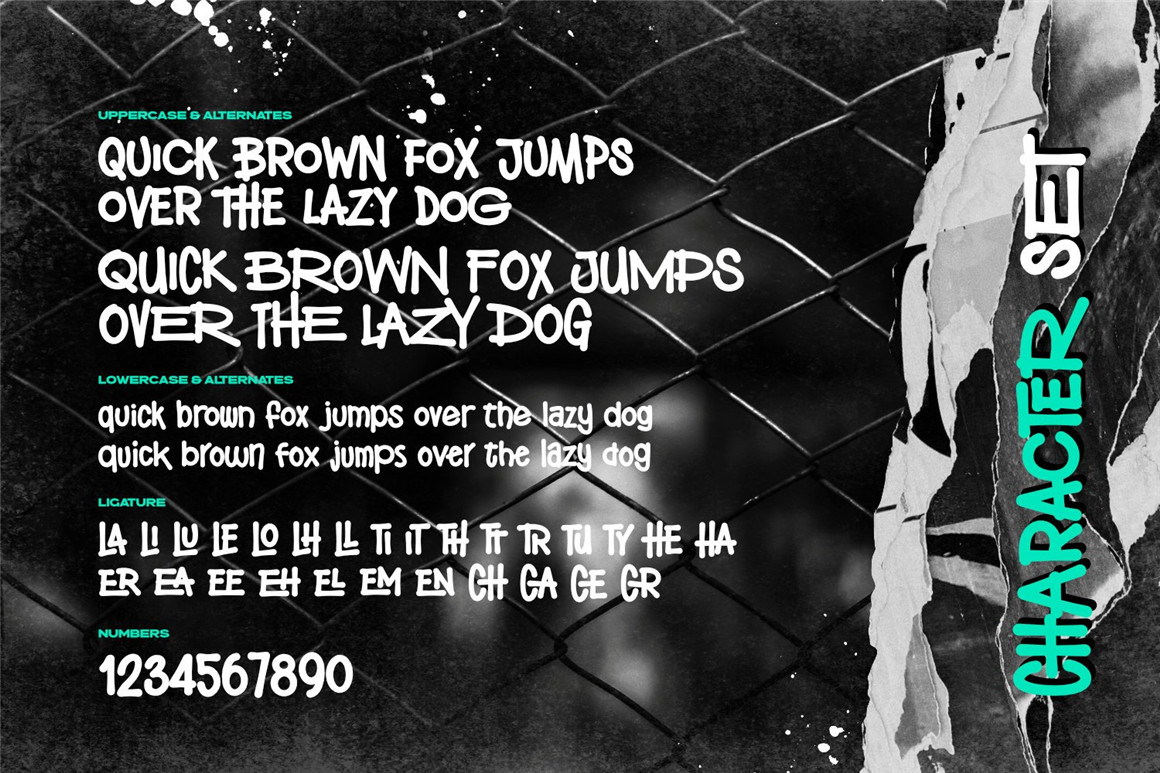 英文字体:90年代街头嘻哈运动手绘油漆标志性笔触封面电影标题字体 设计素材 第4张-素材湾丨精选海外优质设计素材资源 英文字体:90年代街头嘻哈运动手绘油漆标志性笔触封面电影标题字体 设计素材 sucaiwan.com