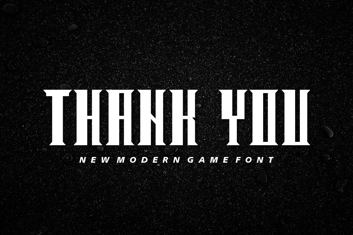 柱子风格粗体显示字体素材 Residenis Font 设计素材 sucaiwan.com