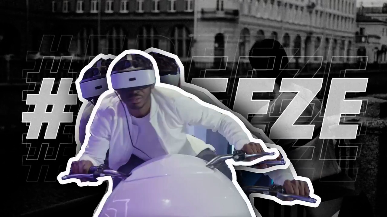 极简主义人物冻结帧文字定格动画堆叠效果转场过渡 Animated Freeze Frame Transition . sucaiwan.com