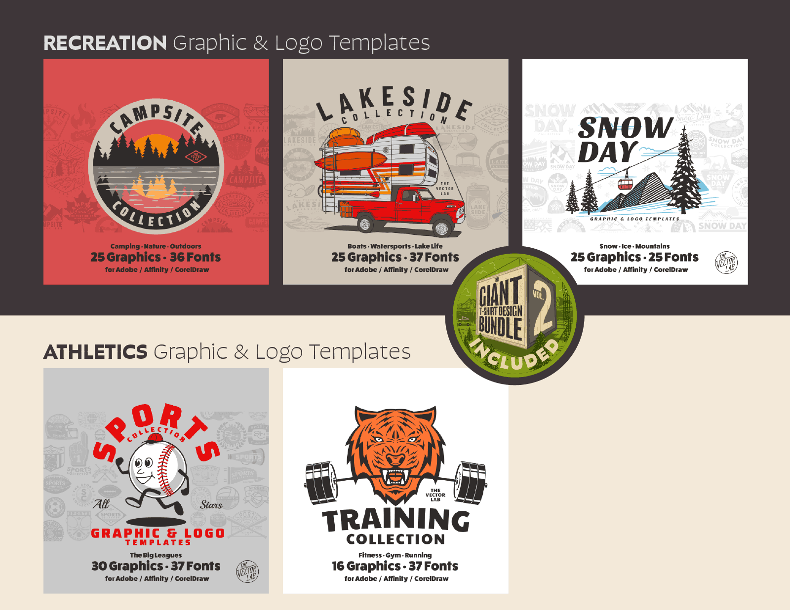 450+美式复古T恤印花图案矢量素材，PSD AI源文件 图片素材 sucaiwan.com