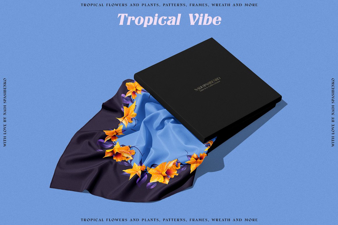 潮流复古宫廷热带花卉植物手绘插画拼贴图案纹样PNG免抠图片素材 Floral Tropical Vibe . 第11张-素材湾丨精选海外优质设计素材资源 潮流复古宫廷热带花卉植物手绘插画拼贴图案纹样PNG免抠图片素材 Floral Tropical Vibe . sucaiwan.com