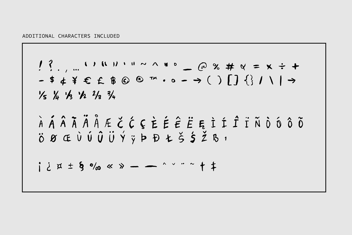 英文字体:真实随性凌乱而逼真的手写英文笔迹字体 MANIC Erratic Handwritten Font 设计素材 第6张-素材湾丨精选海外优质设计素材资源 英文字体:真实随性凌乱而逼真的手写英文笔迹字体 MANIC Erratic Handwritten Font 设计素材 sucaiwan.com