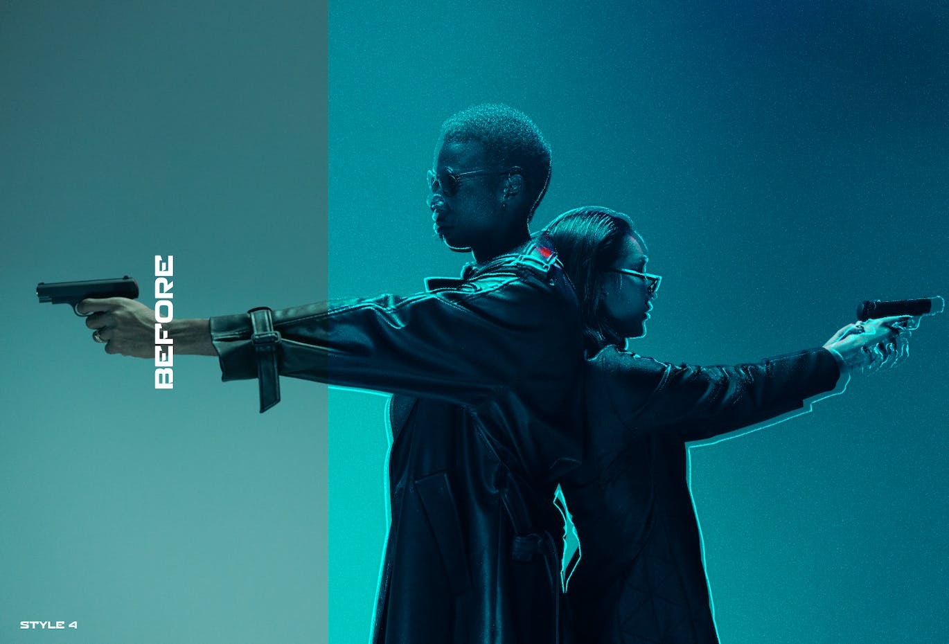 Cyberpunk赛博朋克故障特效图层样式PSD 图片素材 sucaiwan.com