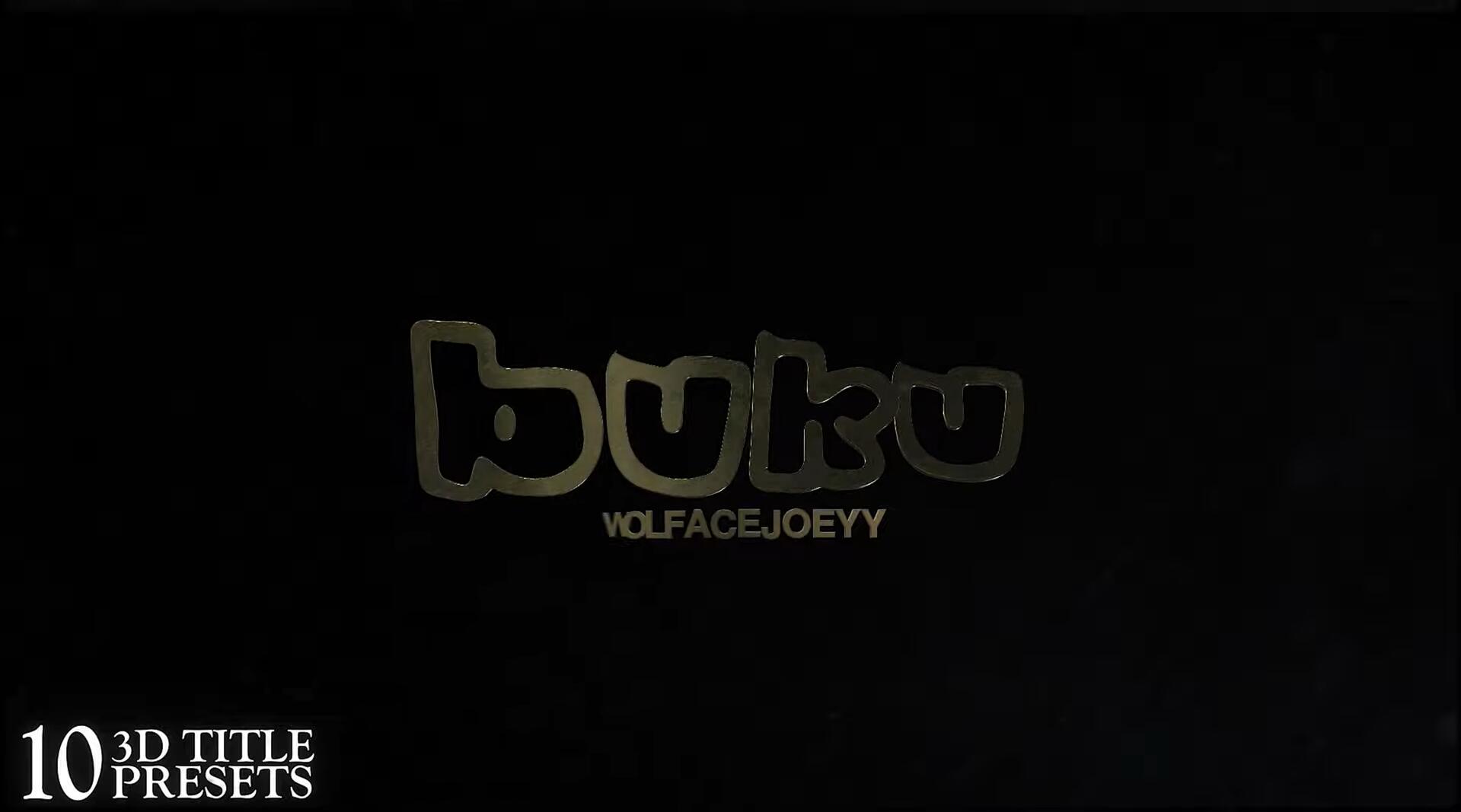 LINGO 潮流嘻哈风格音乐视频MV制作3D文字标题预设包 LINGO – 3D MUSIC VIDEO TITLE PACK . sucaiwan.com