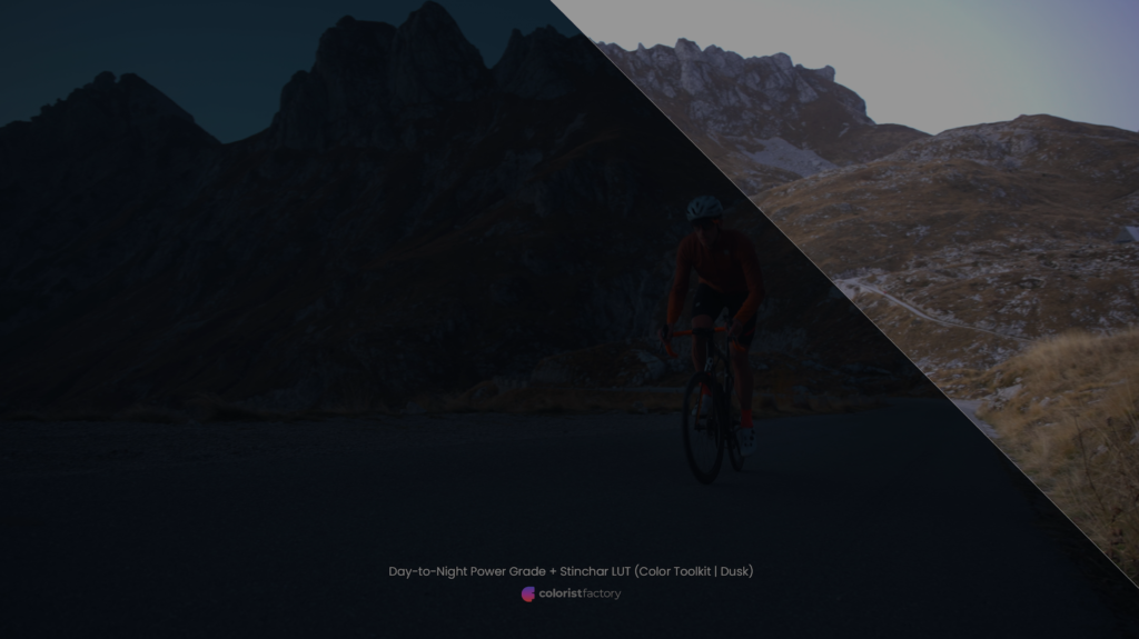 【日拍夜】电影情绪氛围场景效果达芬奇调色节点 Day to Night color grade PowerGrade 插件预设 sucaiwan.com