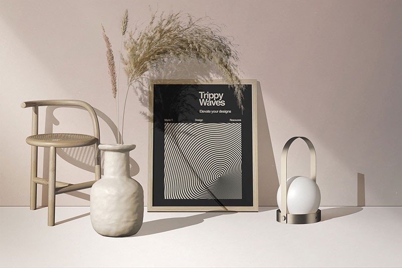 50个黑白复古波浪图案，AI PNG格式 图片素材 sucaiwan.com