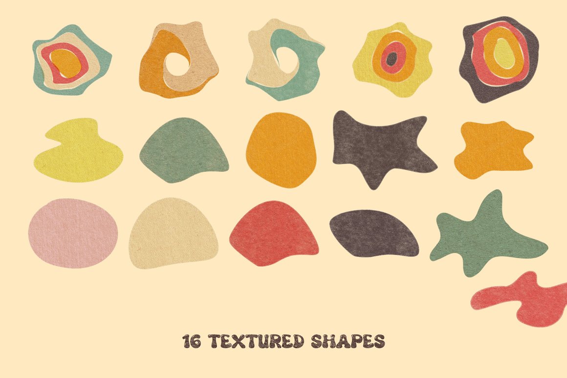 160+70年代复古做旧纸张扭曲条纹方格抽象花卉图形INS风海报PS设计套装 Groovy Textured Instagram Pack . 第12张-素材湾丨精选海外优质设计素材资源 160+70年代复古做旧纸张扭曲条纹方格抽象花卉图形INS风海报PS设计套装 Groovy Textured Instagram Pack . sucaiwan.com