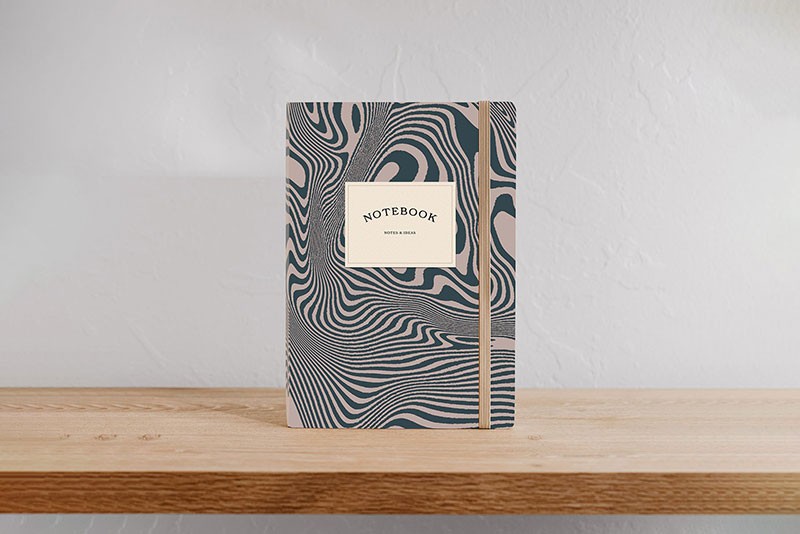 50个黑白复古波浪图案，AI PNG格式 图片素材 sucaiwan.com