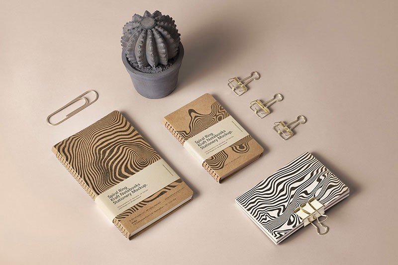 50个黑白复古波浪图案，AI PNG格式 图片素材 sucaiwan.com