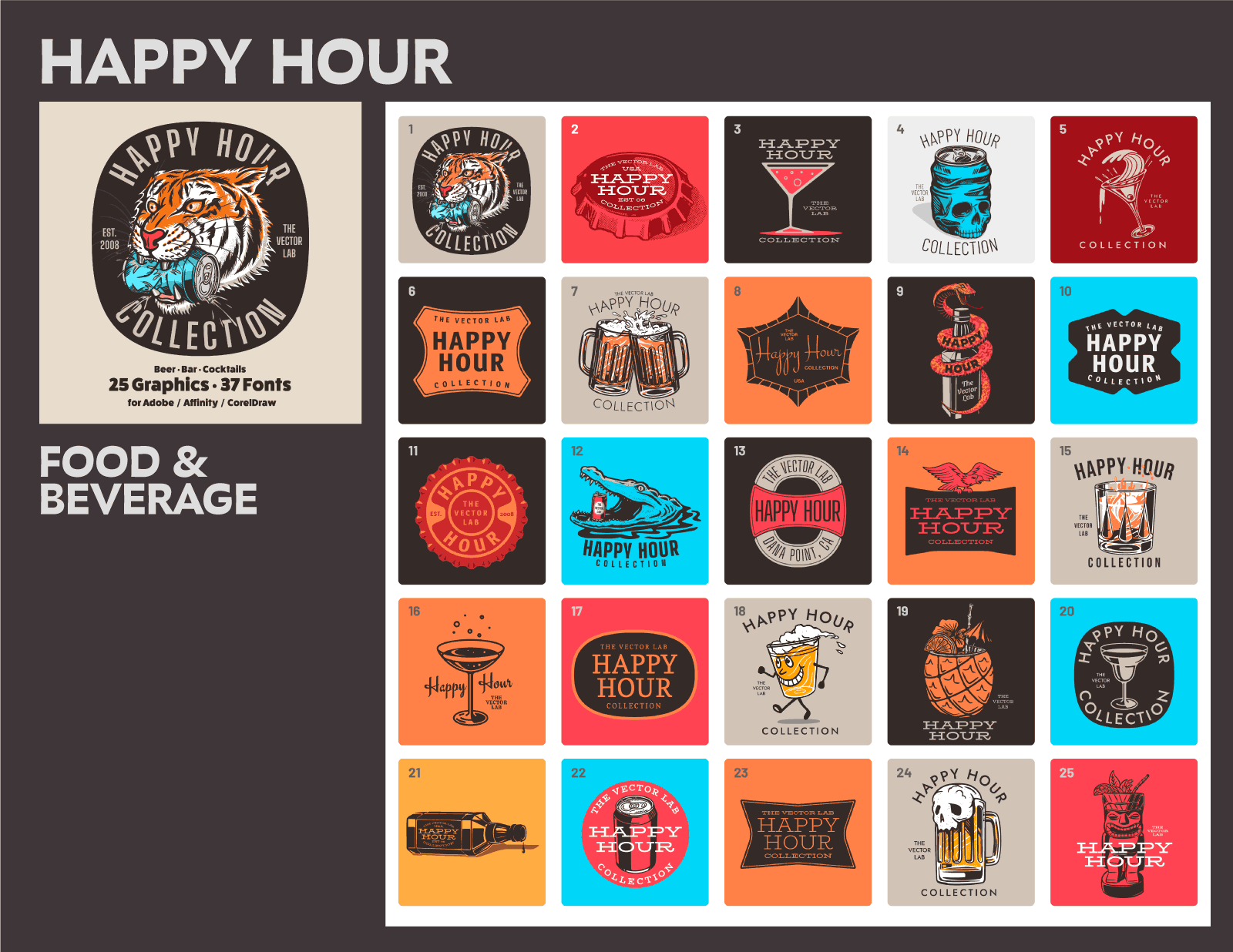 450+美式复古T恤印花图案矢量素材，PSD AI源文件 图片素材 sucaiwan.com