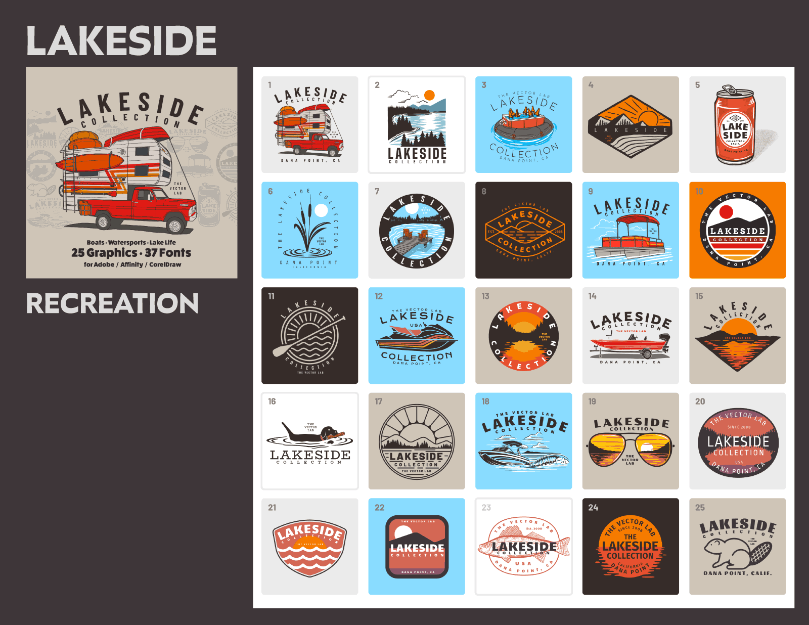 450+美式复古T恤印花图案矢量素材，PSD AI源文件 图片素材 sucaiwan.com