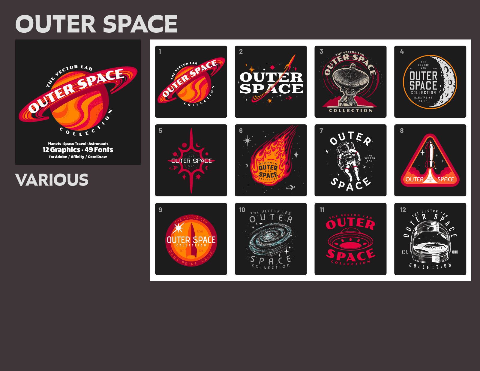 450+美式复古T恤印花图案矢量素材，PSD AI源文件 图片素材 sucaiwan.com