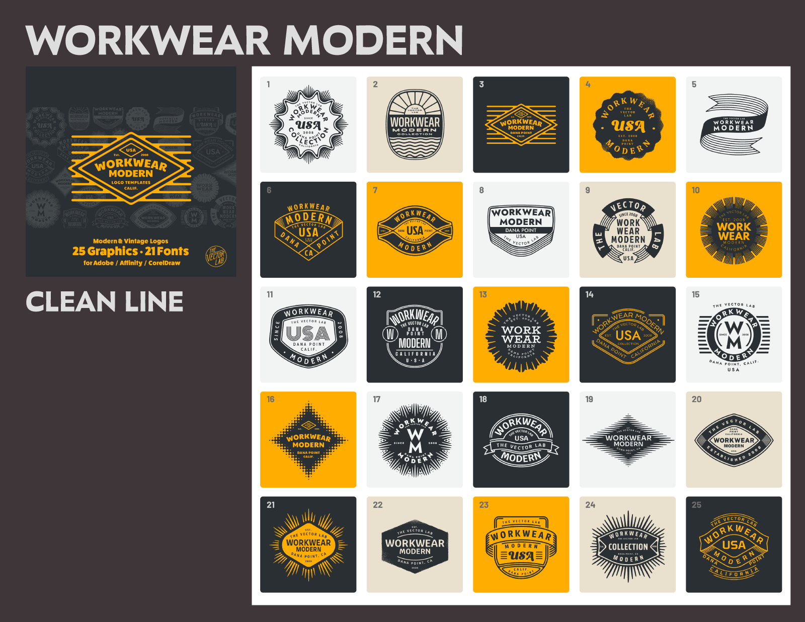 450+美式复古T恤印花图案矢量素材，PSD AI源文件 图片素材 sucaiwan.com