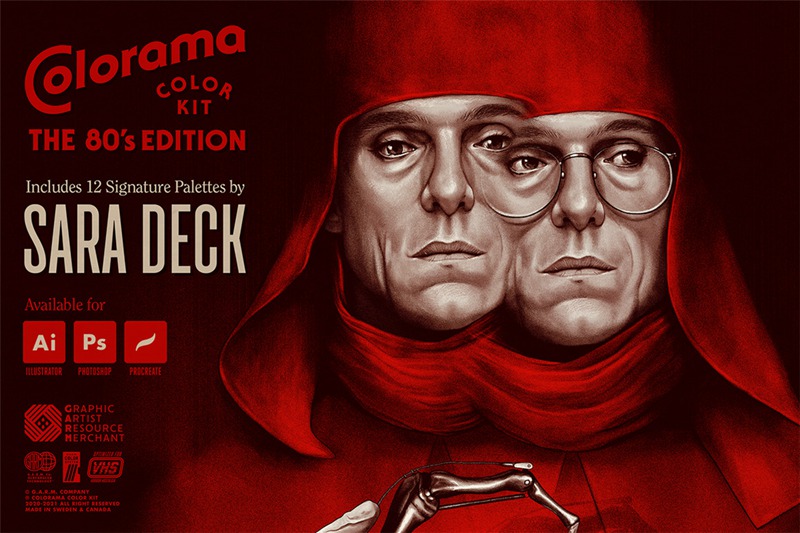 80年代复古恐怖电影漫画书艺术品图形设计调色板 Colorama Color Kit - 80's Edition (Photoshop) . 第8张-素材湾丨精选海外优质设计素材资源 80年代复古恐怖电影漫画书艺术品图形设计调色板 Colorama Color Kit - 80's Edition (Photoshop) . sucaiwan.com