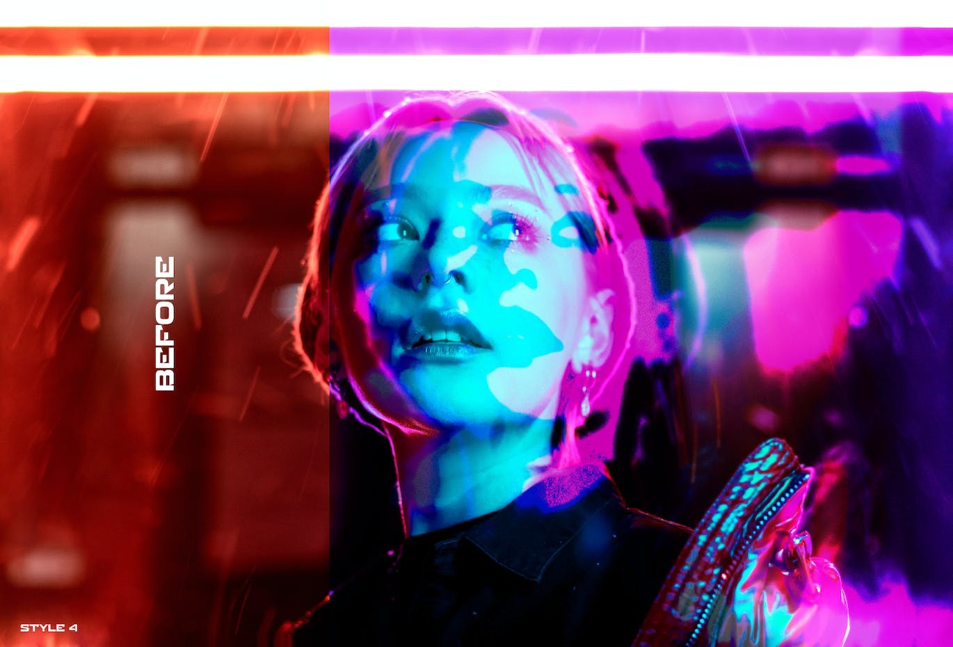 Cyberpunk赛博朋克故障特效图层样式PSD 图片素材 sucaiwan.com