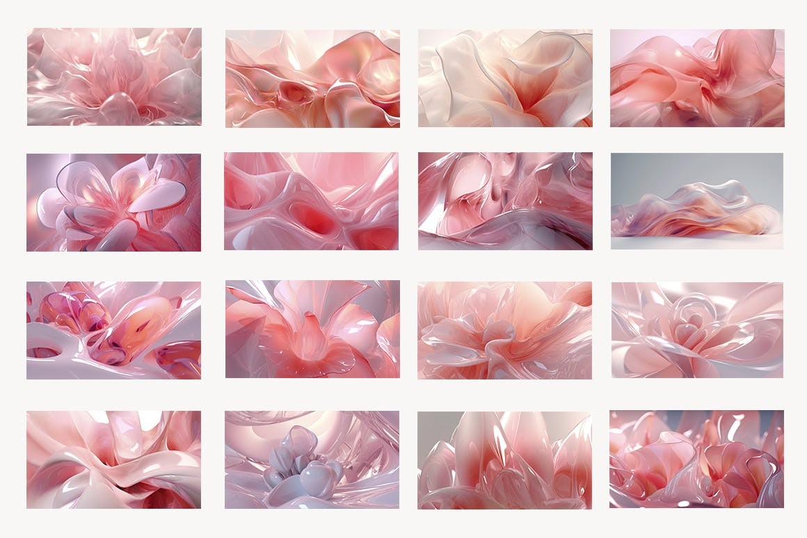 32张高端时尚玻璃质感液体背景素材JPG格式 图片素材 sucaiwan.com