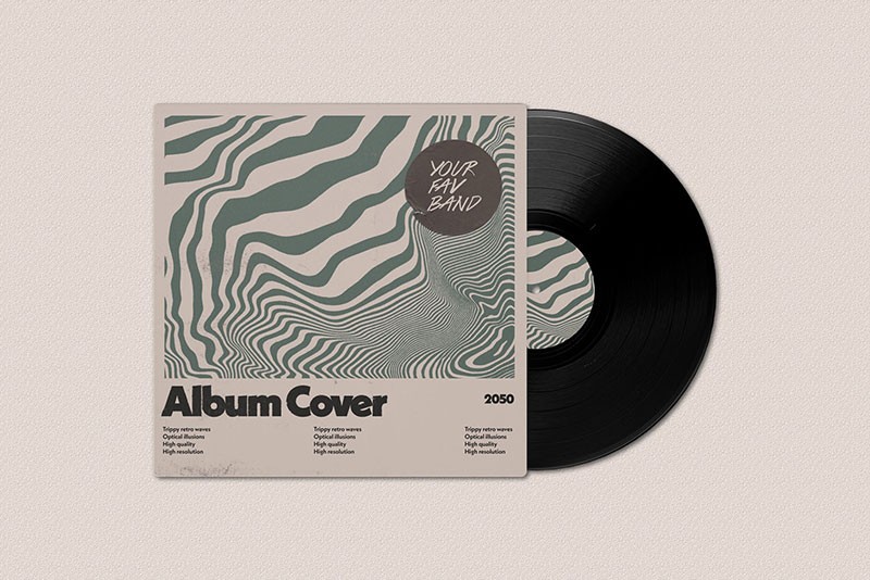 50个黑白复古波浪图案，AI PNG格式 图片素材 sucaiwan.com