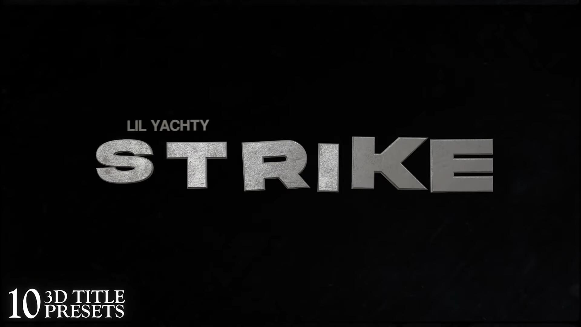 LINGO 潮流嘻哈风格音乐视频MV制作3D文字标题预设包 LINGO – 3D MUSIC VIDEO TITLE PACK . sucaiwan.com