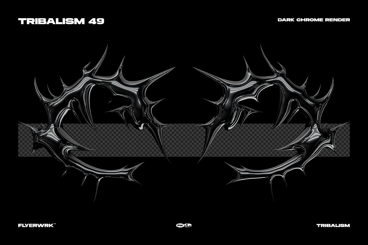 FLYERWRK 嘻哈潮流酸性小众镀铬镭射潮牌服饰图腾纹身艺术抽象图形素材合集 Tribalism Vector Shapes . 第9张-素材湾丨精选海外优质设计素材资源 FLYERWRK 嘻哈潮流酸性小众镀铬镭射潮牌服饰图腾纹身艺术抽象图形素材合集 Tribalism Vector Shapes . sucaiwan.com