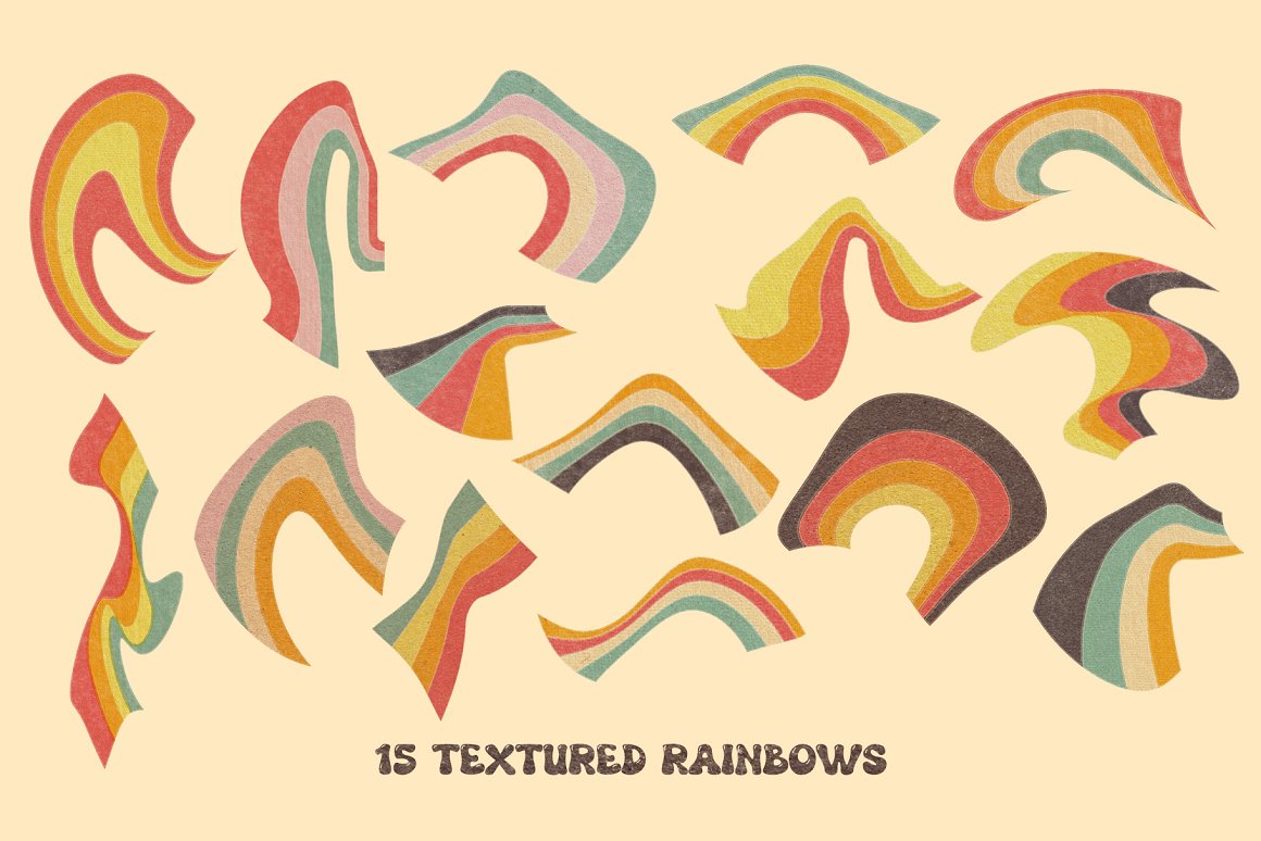 160+70年代复古做旧纸张扭曲条纹方格抽象花卉图形INS风海报PS设计套装 Groovy Textured Instagram Pack . 第10张-素材湾丨精选海外优质设计素材资源 160+70年代复古做旧纸张扭曲条纹方格抽象花卉图形INS风海报PS设计套装 Groovy Textured Instagram Pack . sucaiwan.com