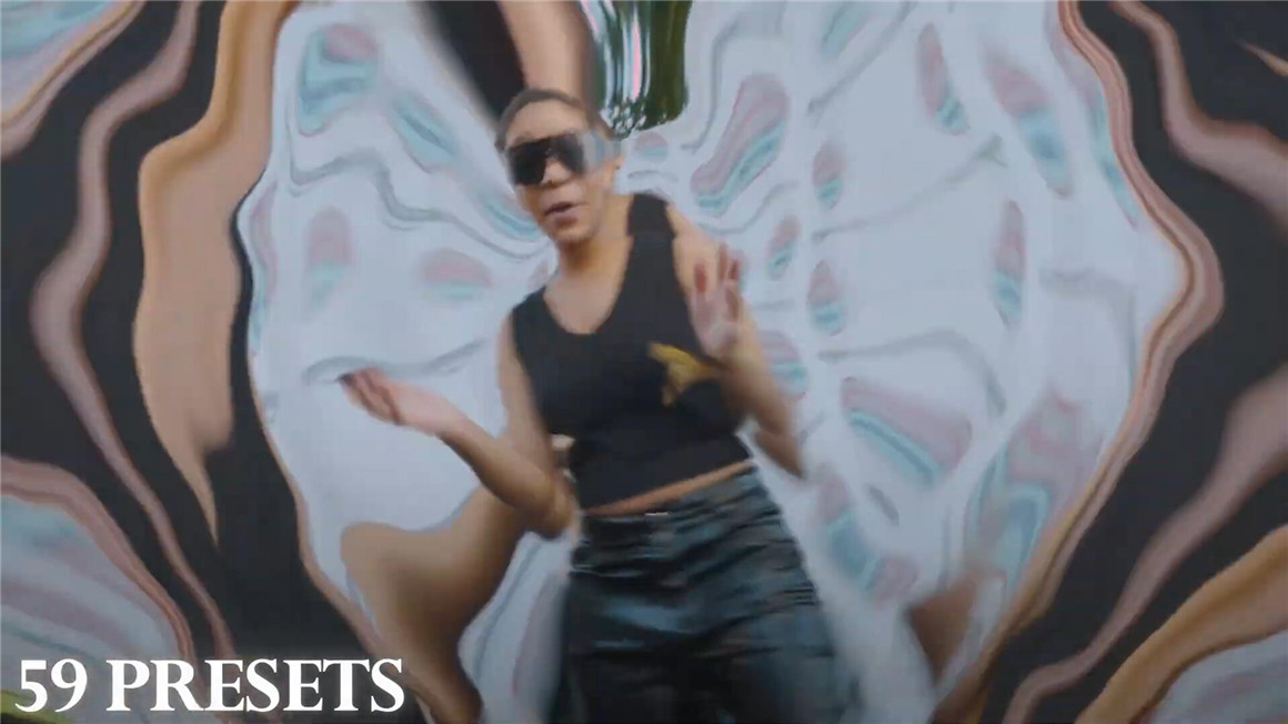 230个说唱风格画面摇晃运动模糊效果AE预设+叠加纹理+音效+LUT预设包 LINGO PACK . sucaiwan.com