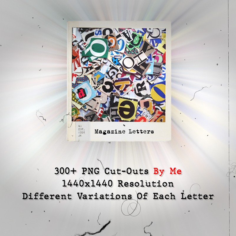 300个说唱风格杂志拼贴艺术剪切文字标题免扣PNG设计素材包 Magazine Letter Cut-Outs By Naughtyyjuan . 第4张-素材湾丨精选海外优质设计素材资源 300个说唱风格杂志拼贴艺术剪切文字标题免扣PNG设计素材包 Magazine Letter Cut-Outs By Naughtyyjuan . sucaiwan.com