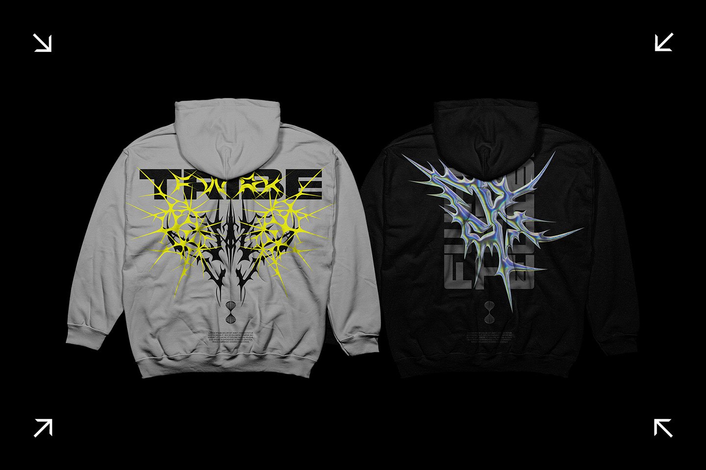 FLYERWRK 嘻哈潮流酸性小众镀铬镭射潮牌服饰图腾纹身艺术抽象图形素材合集 Tribalism Vector Shapes . 第6张-素材湾丨精选海外优质设计素材资源 FLYERWRK 嘻哈潮流酸性小众镀铬镭射潮牌服饰图腾纹身艺术抽象图形素材合集 Tribalism Vector Shapes . sucaiwan.com