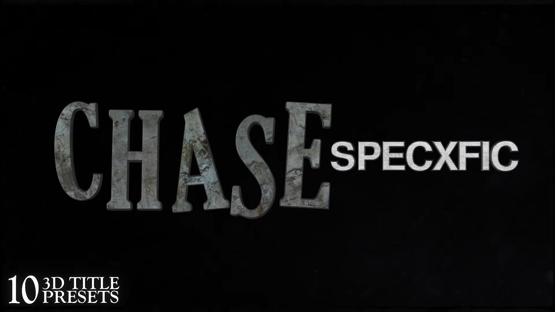 LINGO 潮流嘻哈风格音乐视频MV制作3D文字标题预设包 LINGO – 3D MUSIC VIDEO TITLE PACK . sucaiwan.com