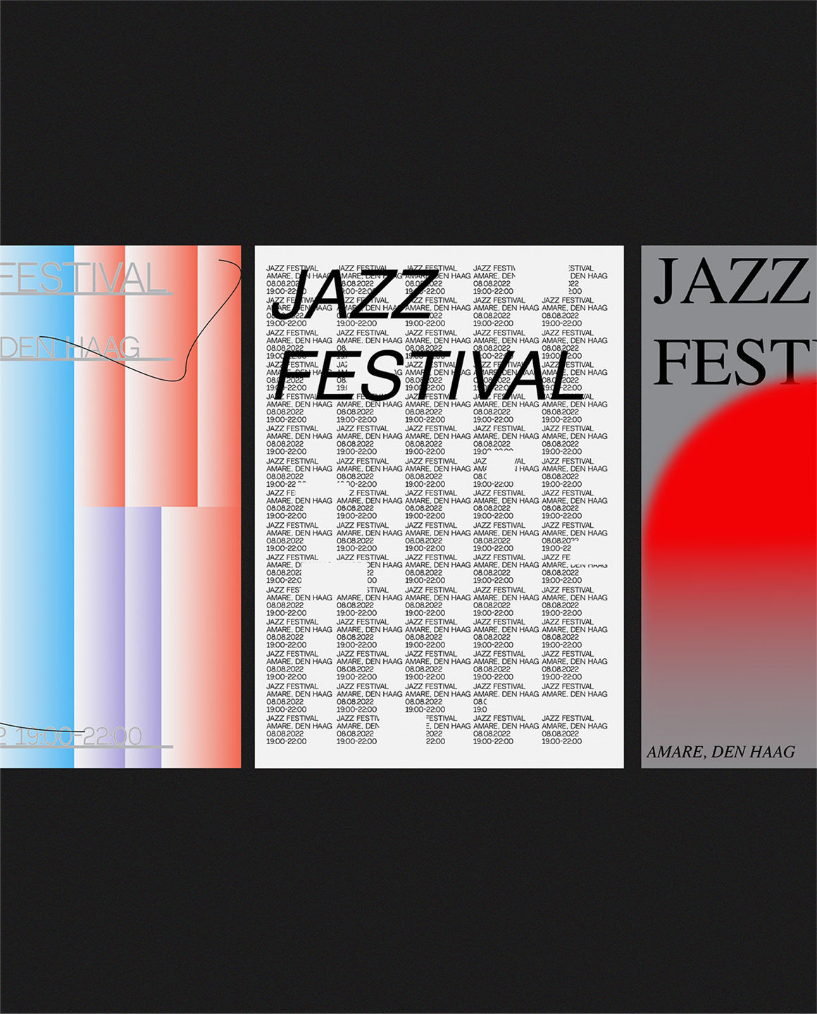 新潮酸性艺术全息渐变创意排版海报设计模板素材 Brutal Gradient Poster Templates . sucaiwan.com