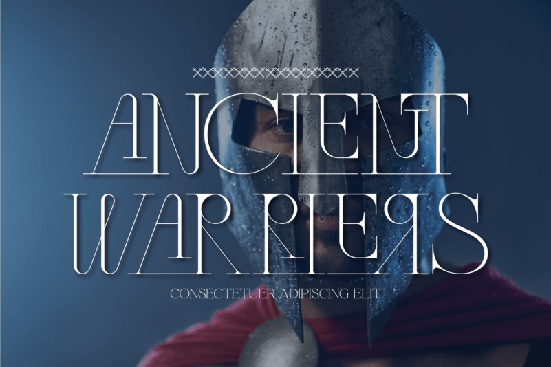 Ancient Greece优雅衬线英文字体 设计素材 sucaiwan.com