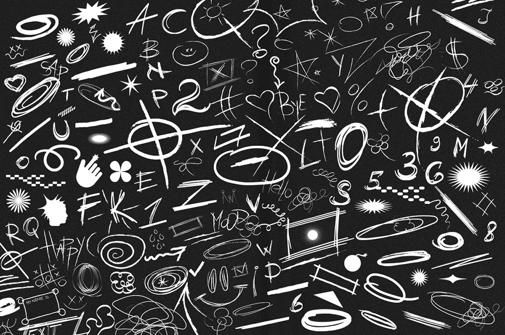 趣味卡通创意手绘涂鸦线条符号元素包 SCRIBBLES ELEMENTS 图片素材 sucaiwan.com