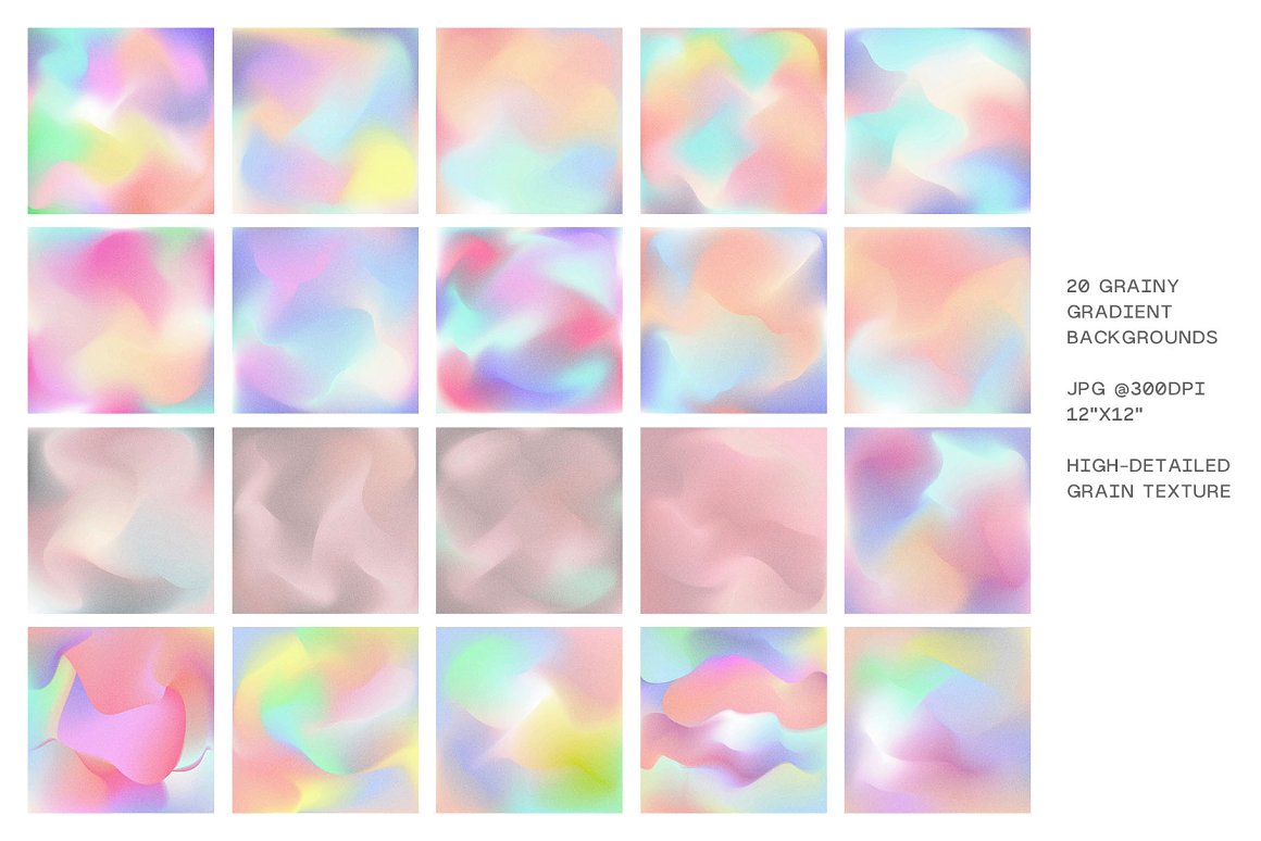 梦幻美学赛博朋克蒸汽波风渐变噪点颗粒纹理海报专辑封面设计背景图片素材 Dreamy Gradient Backgrounds . 第2张-素材湾丨精选海外优质设计素材资源 梦幻美学赛博朋克蒸汽波风渐变噪点颗粒纹理海报专辑封面设计背景图片素材 Dreamy Gradient Backgrounds . sucaiwan.com