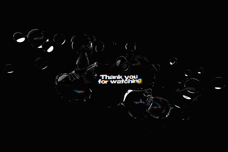 30款透明液体光效扭曲文字海报PS图层样式，附视频教程 插件预设 sucaiwan.com