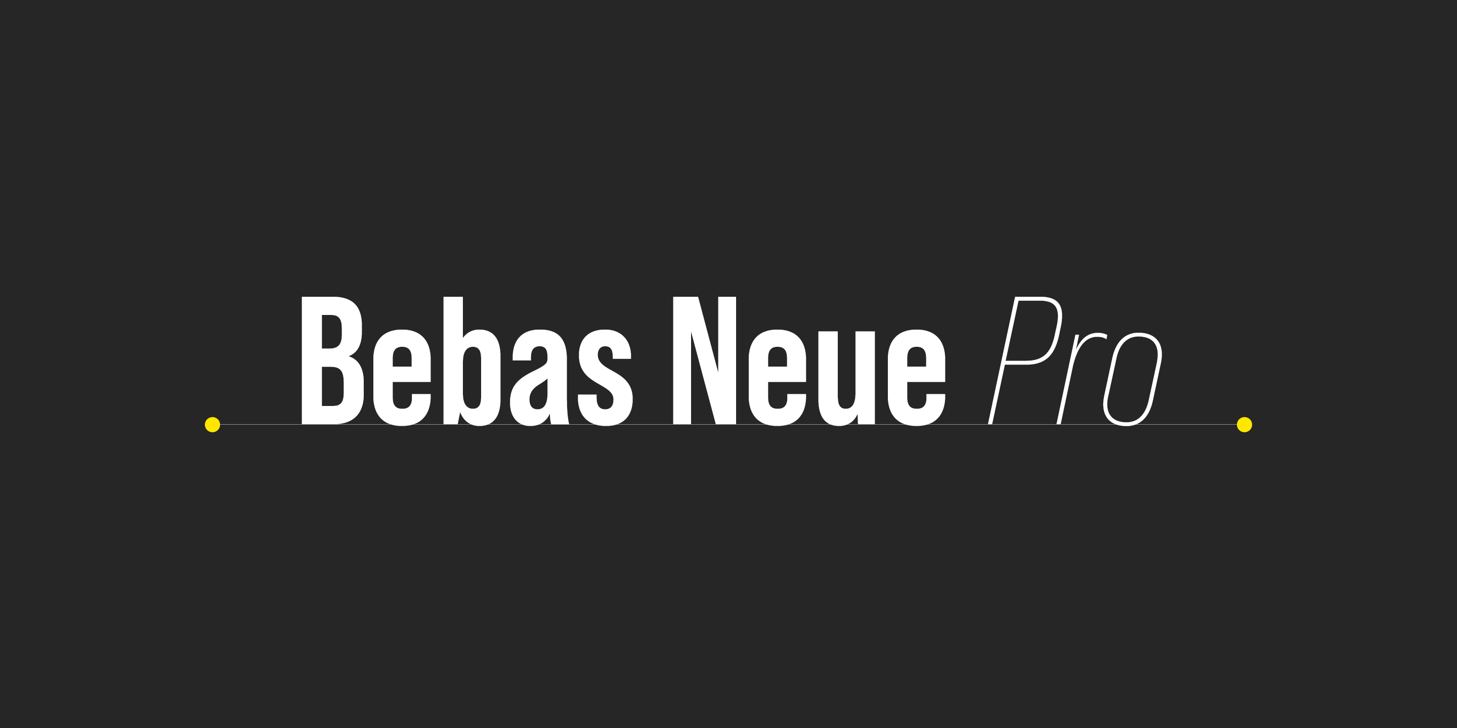 Bebas Neue Pro英文字体完整版 设计素材 sucaiwan.com