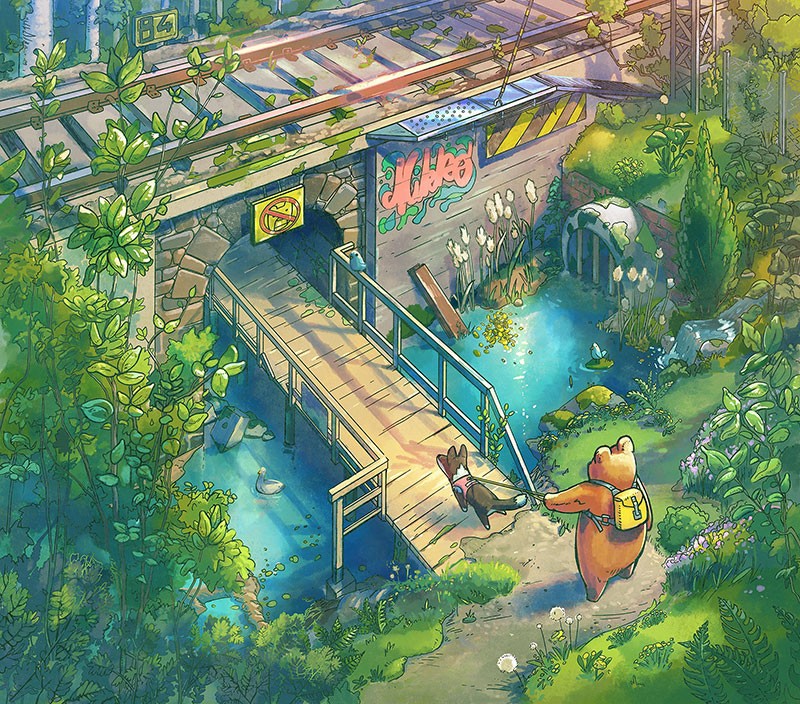 水彩艺术绘画效果Procreate笔刷套装 笔刷资源 sucaiwan.com