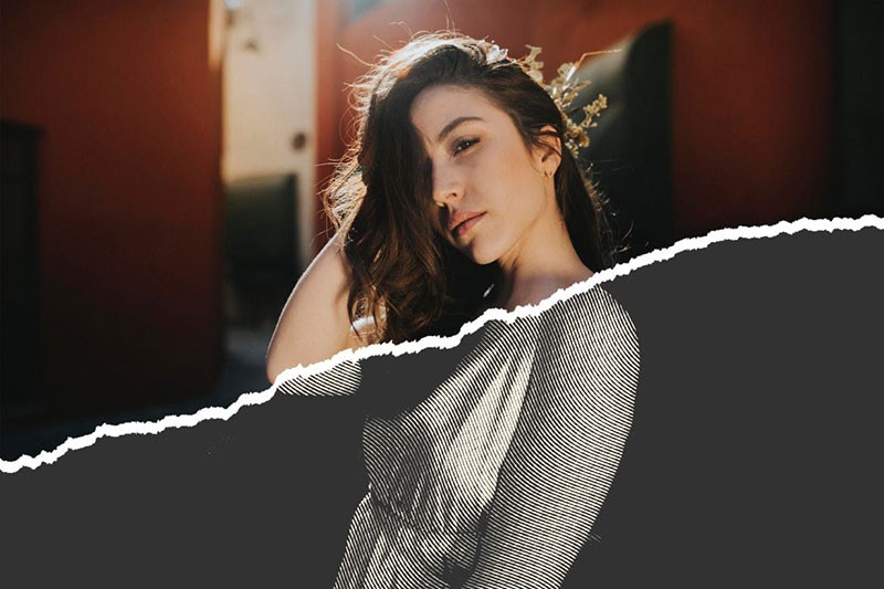 撕纸半色调照片效果PS图层样式 图片素材 sucaiwan.com