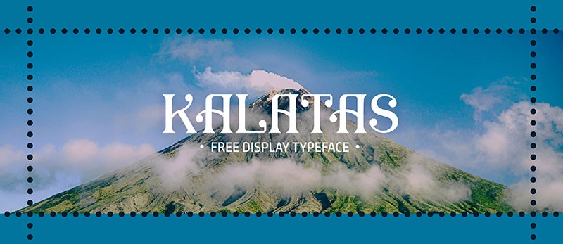 Kalatas复古英文衬线字体 设计素材 sucaiwan.com