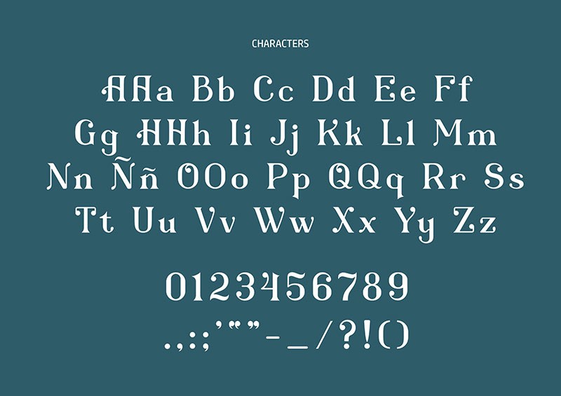 Kalatas复古英文衬线字体 设计素材 sucaiwan.com