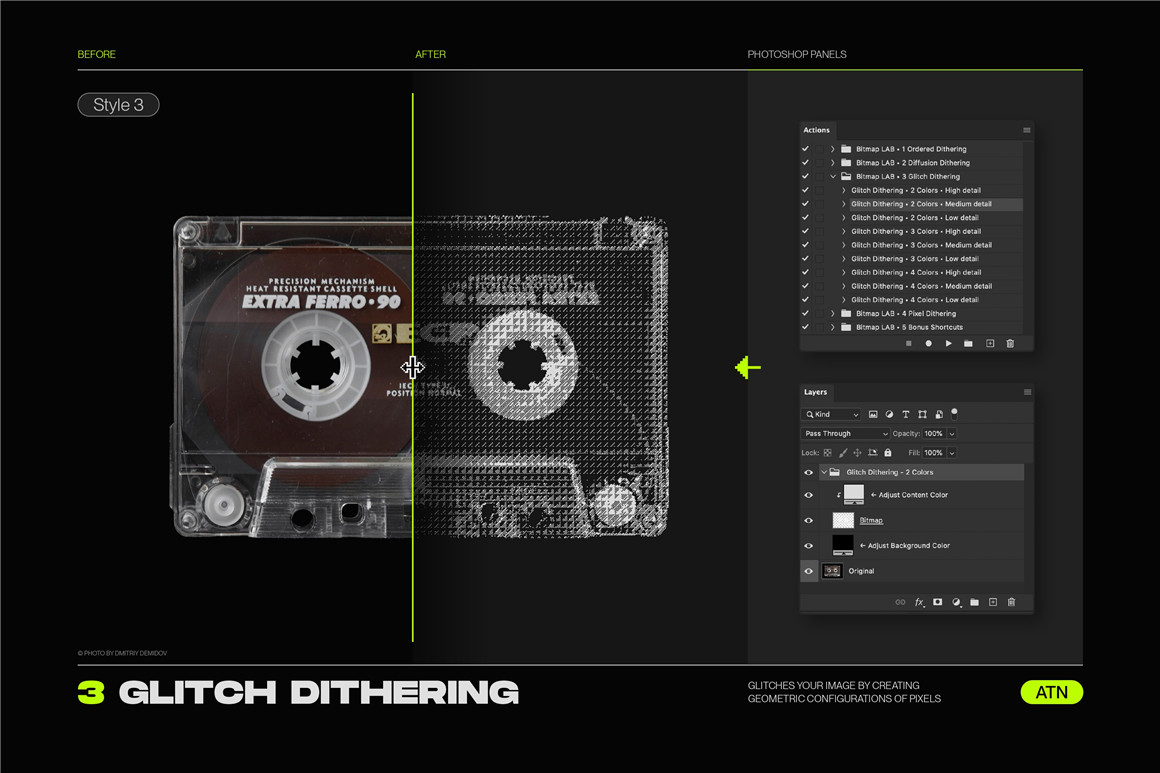 新潮复古像素美感8位半色调抖动毛刺像素化显示效果PS动作 Samolevsky – Bitmap LAB – pixel halftone action 插件预设 第6张-素材湾丨精选海外优质设计素材资源 新潮复古像素美感8位半色调抖动毛刺像素化显示效果PS动作 Samolevsky – Bitmap LAB – pixel halftone action 插件预设 sucaiwan.com