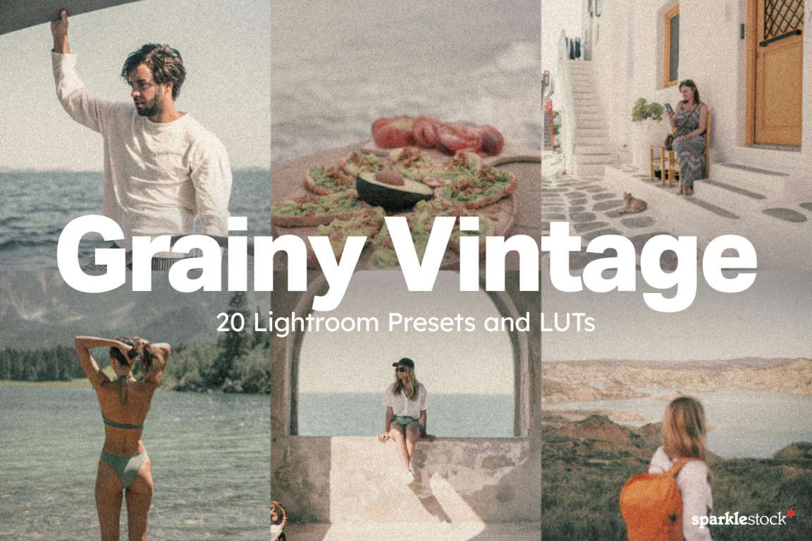 20款复古独特色彩电影纹理颗粒LUT+LR调色预设 20 Grainy Vintage Lightroom Presets and LUTs . 第1张-素材湾丨精选海外优质设计素材资源 20款复古独特色彩电影纹理颗粒LUT+LR调色预设 20 Grainy Vintage Lightroom Presets and LUTs . sucaiwan.com