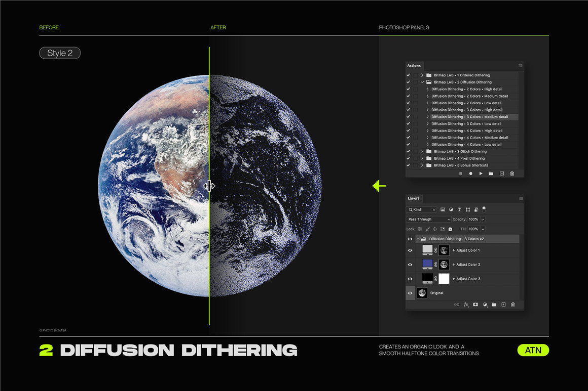 新潮复古像素美感8位半色调抖动毛刺像素化显示效果PS动作 Samolevsky – Bitmap LAB – pixel halftone action 插件预设 第7张-素材湾丨精选海外优质设计素材资源 新潮复古像素美感8位半色调抖动毛刺像素化显示效果PS动作 Samolevsky – Bitmap LAB – pixel halftone action 插件预设 sucaiwan.com