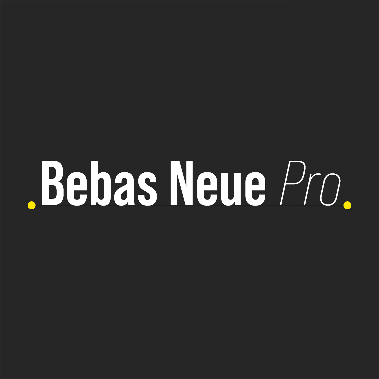 Bebas Neue Pro英文字体完整版 设计素材 sucaiwan.com
