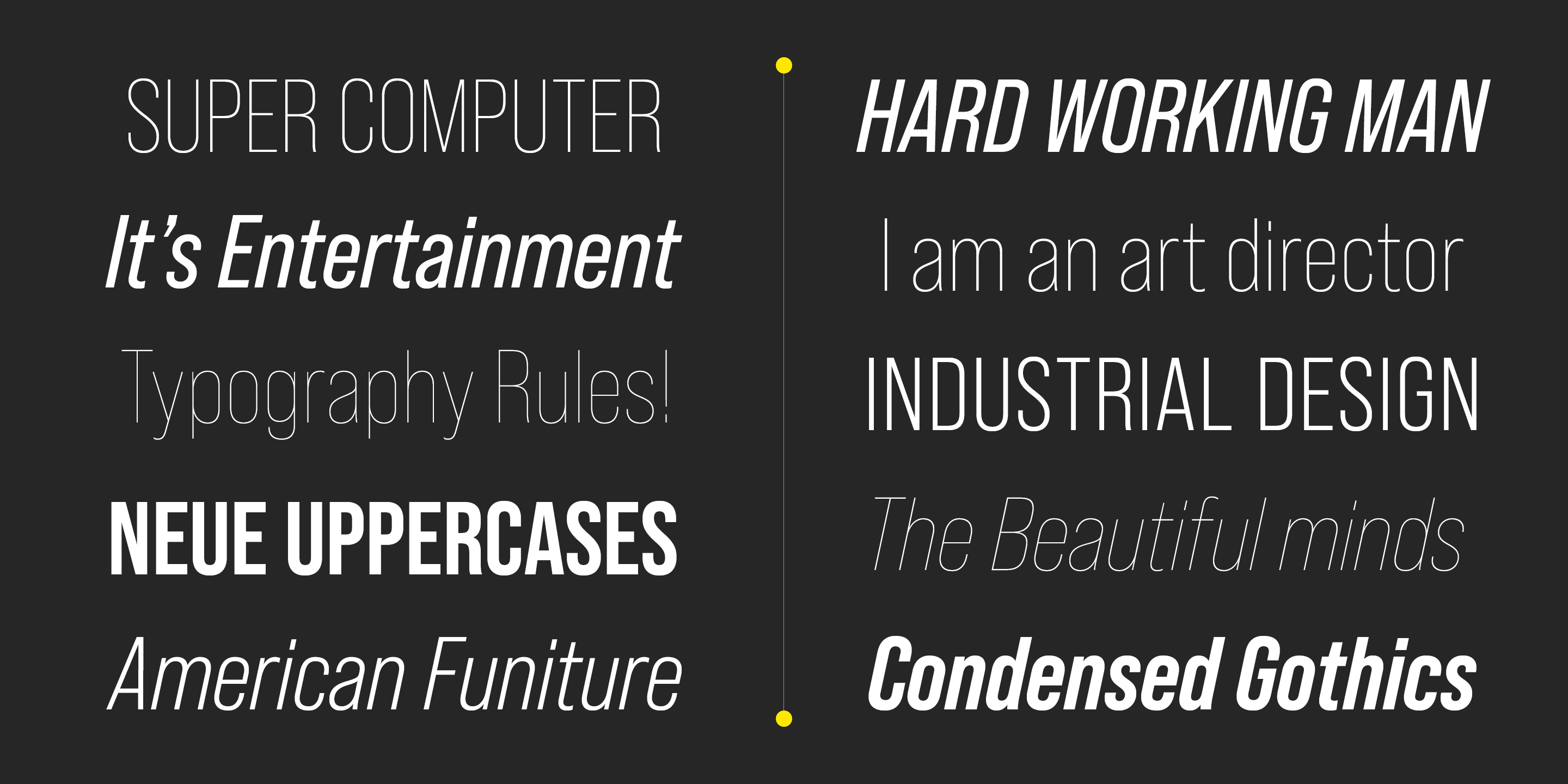 Bebas Neue Pro英文字体完整版 设计素材 sucaiwan.com