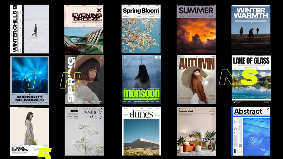 15个极简主义大胆视觉冲击电影海报封面设计框架AE/PR/PS模板 Tropic Colour – Cinematic Social Media Poster Templates Vol 2 影视音频 第2张-素材湾丨精选海外优质设计素材资源 15个极简主义大胆视觉冲击电影海报封面设计框架AE/PR/PS模板 Tropic Colour – Cinematic Social Media Poster Templates Vol 2 影视音频 sucaiwan.com