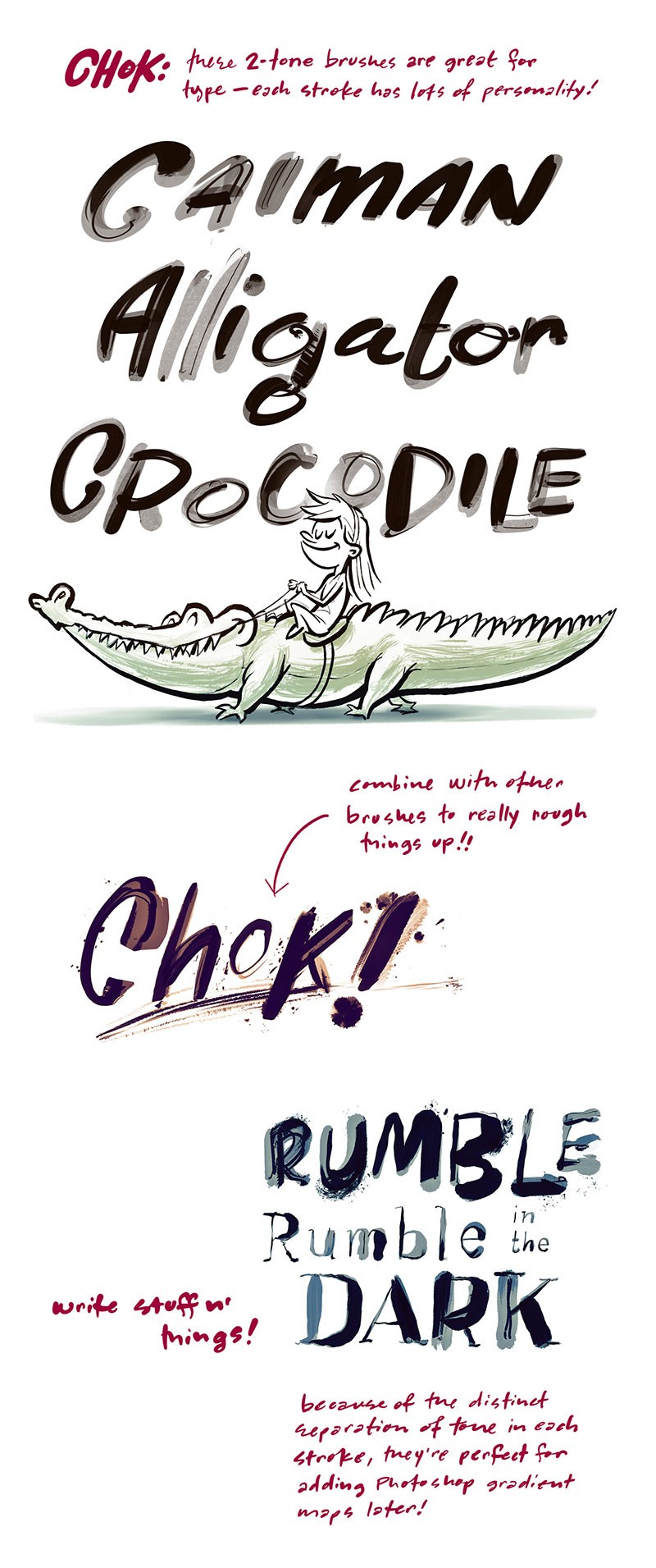 Procreate专业墨水画笔套装 笔刷资源 sucaiwan.com